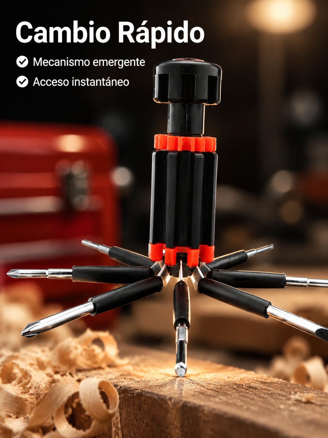 Destornillador Phillips Multifuncional 8 en 1
