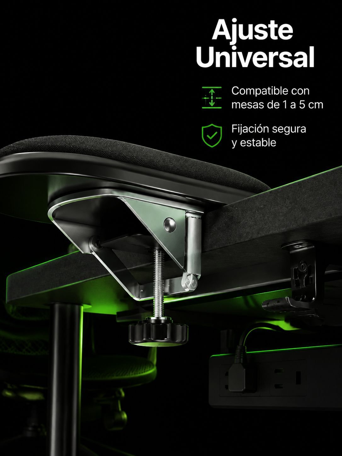 Accesorio para mejorar la postura en el escritorio