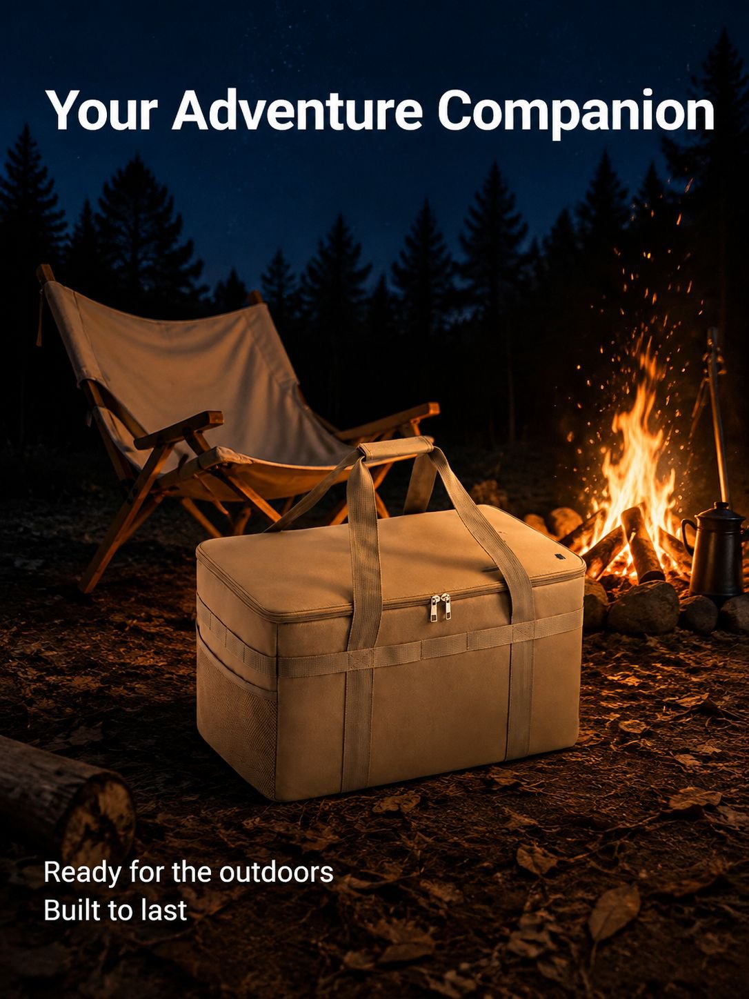 Stackable camping storage boxes for efficient packing