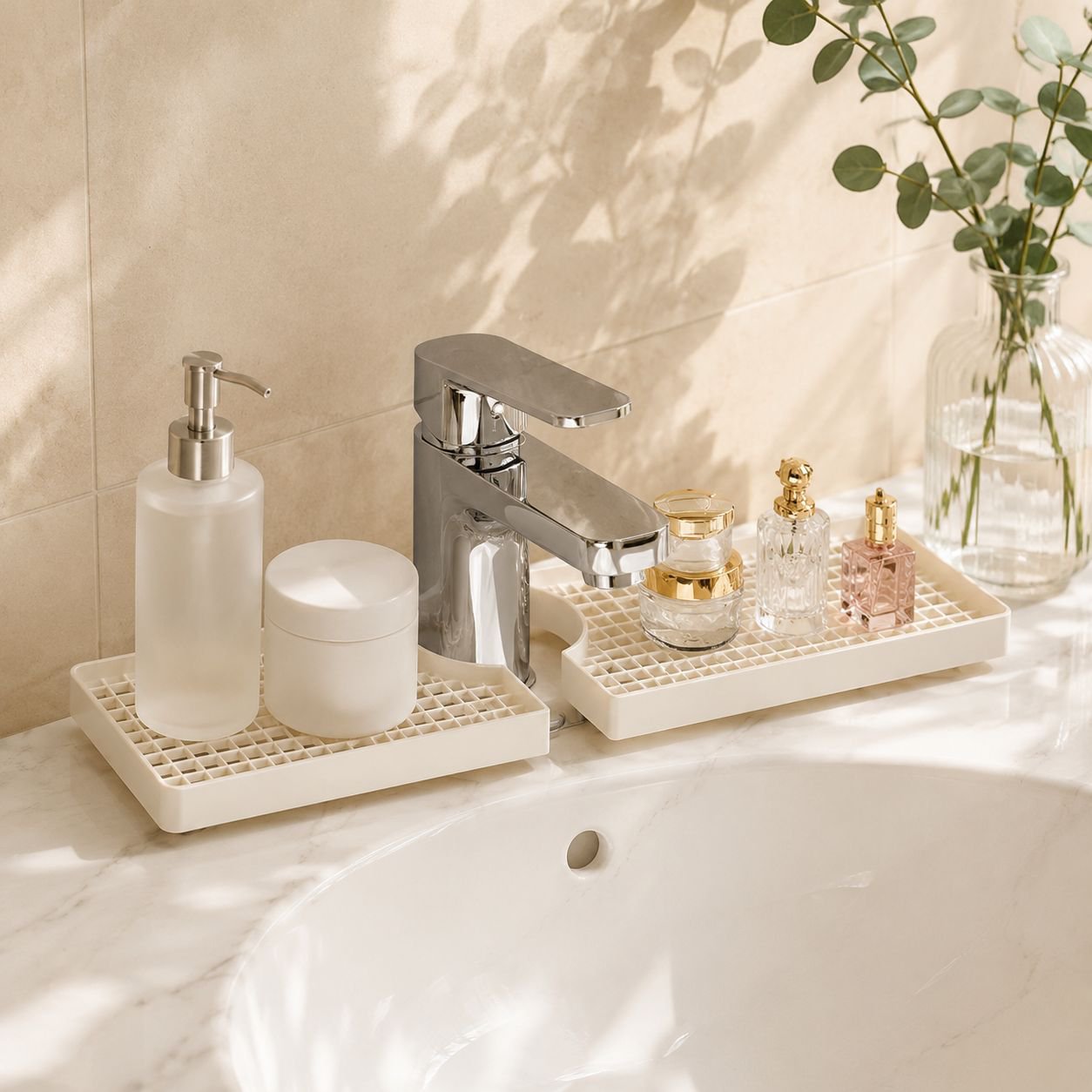 Étagère de rangement pour lavabo de salle de bain