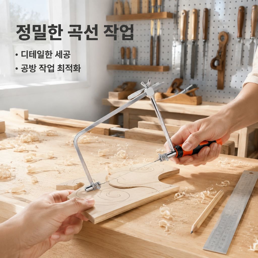 미니 인레이 손톱톱 DIY 소형 매직톱 목공 철사톱
