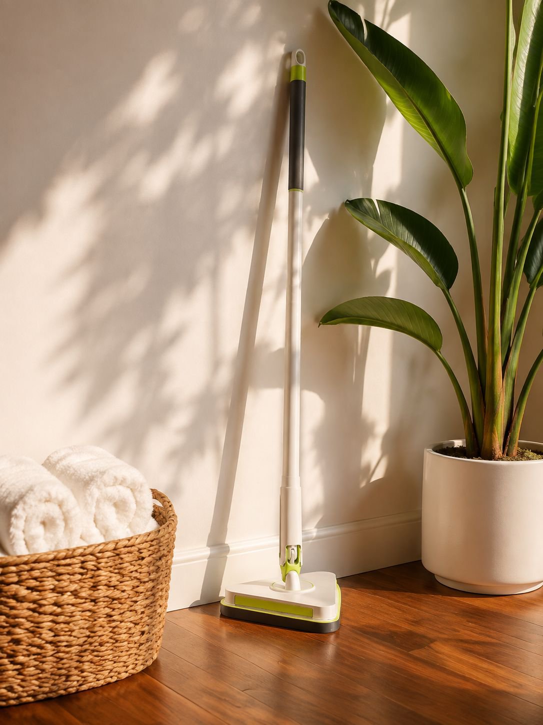 Household cleaning accessory with strong grip