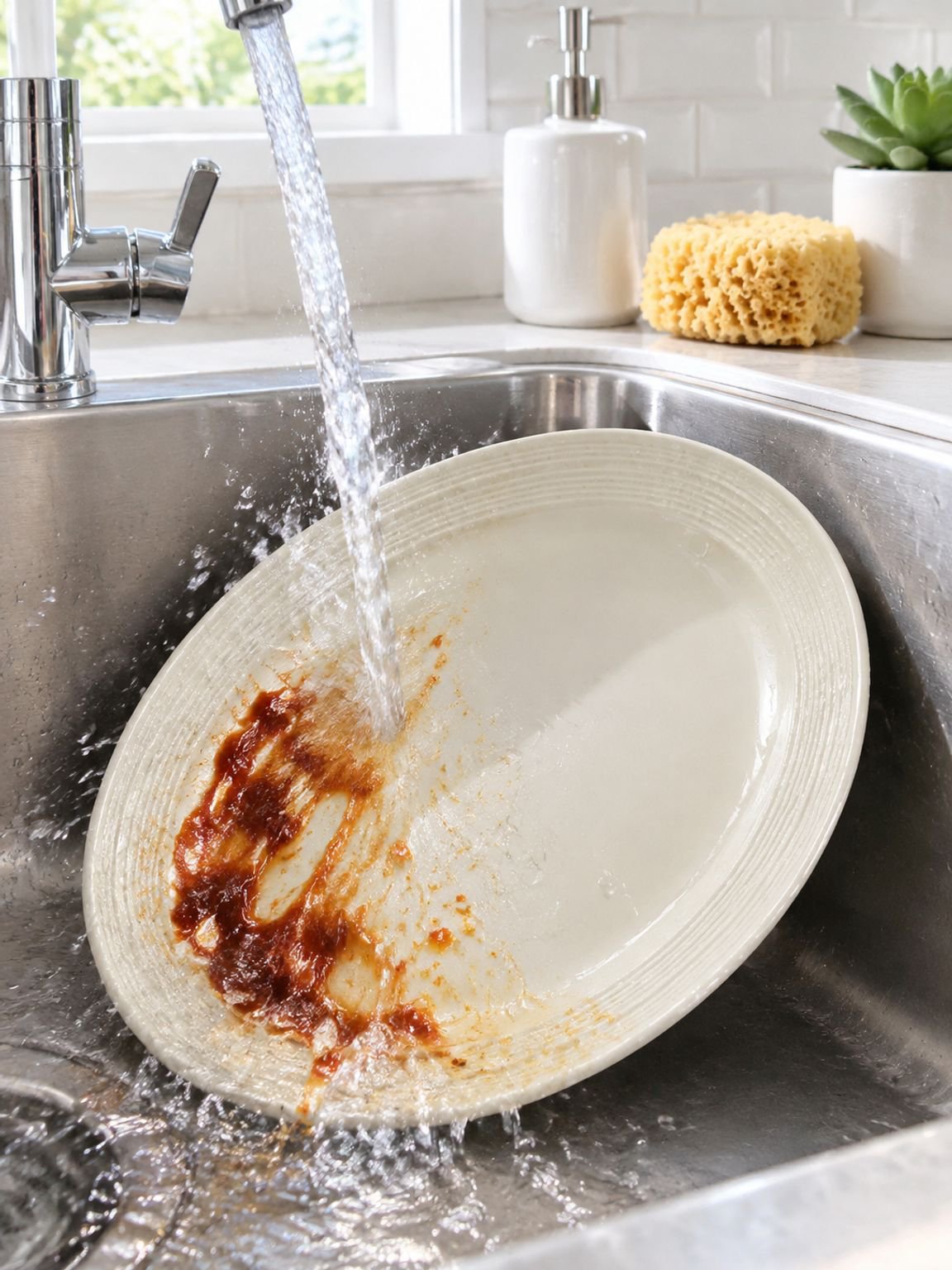 Plato de cerámica para pasta estilo sombrero para hogar