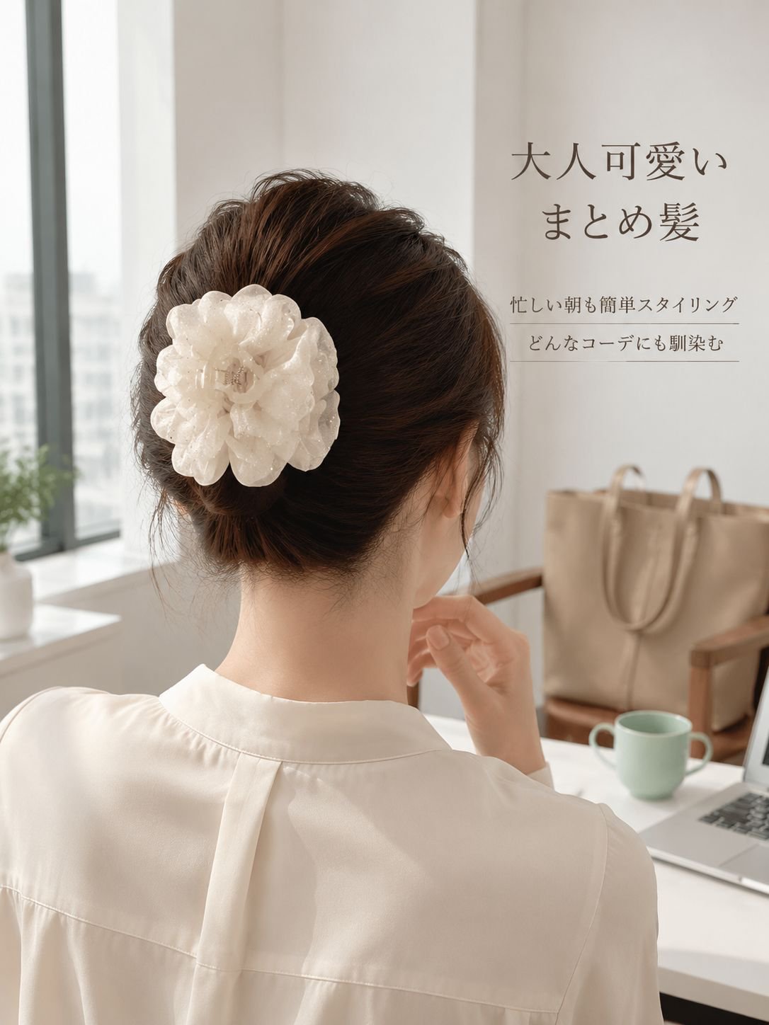 かすみ草バブルヘアピン