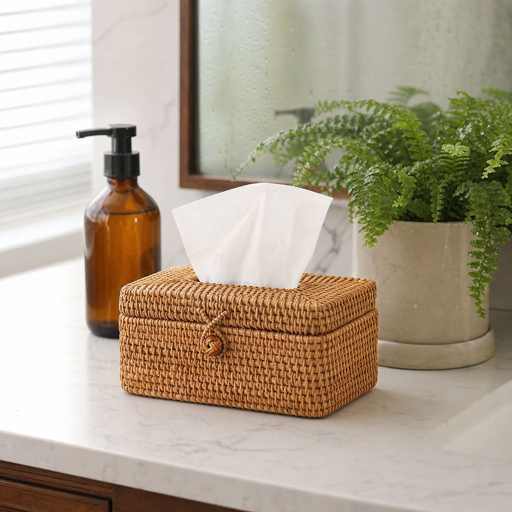 Stylish paper towel box with Nordic minimalist touch