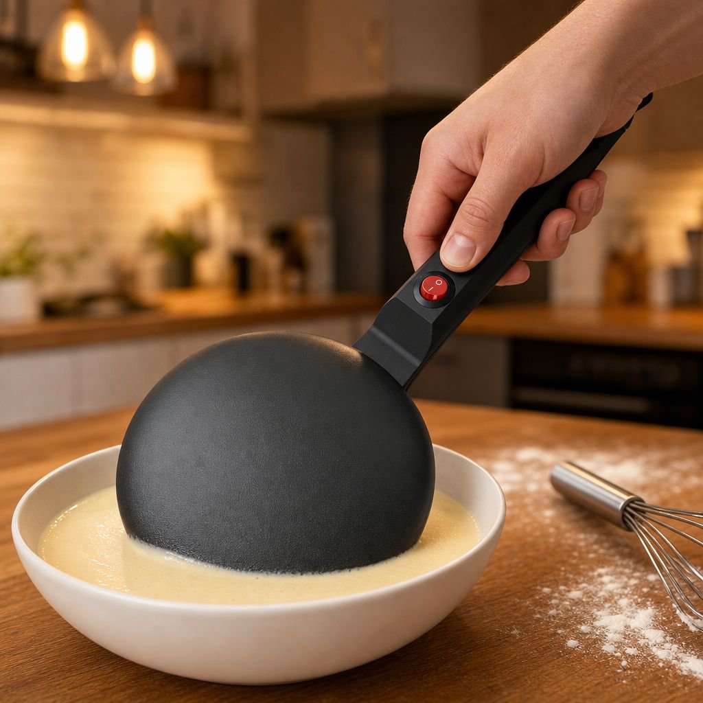 Mini machine à crêpes portable, idéale pour rouleaux de printemps