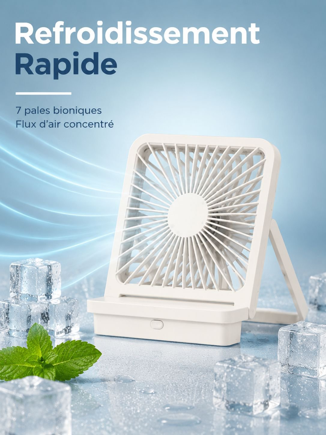 Mini ventilateur portable de bureau