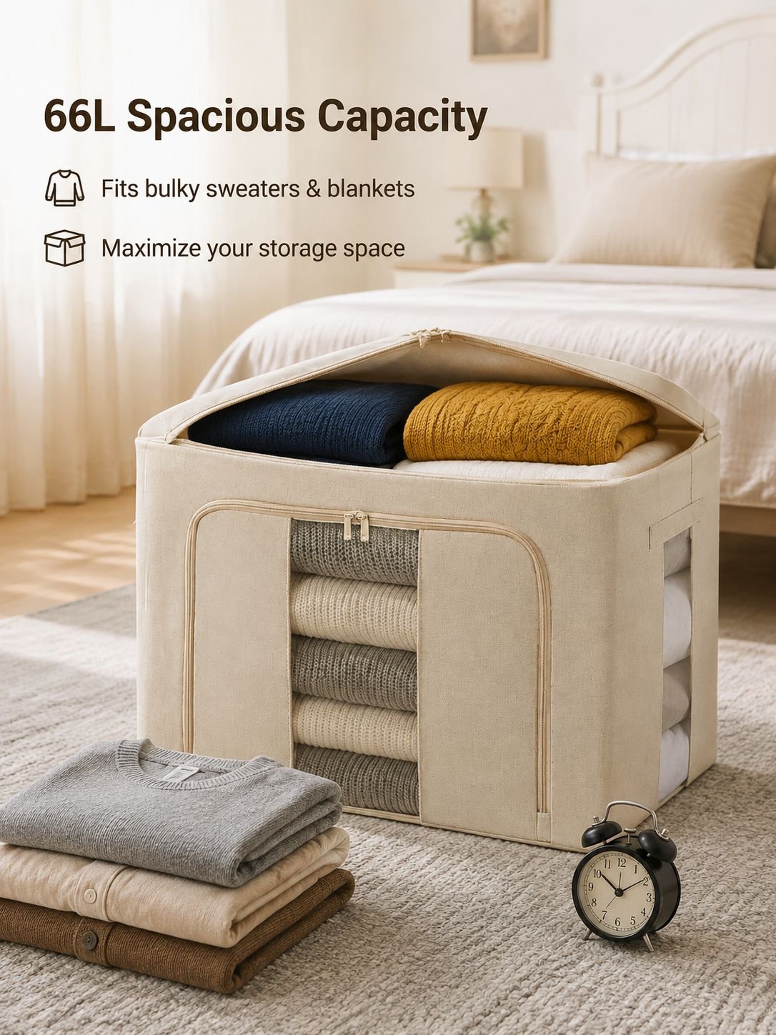 New Cotton Linen Storage Box