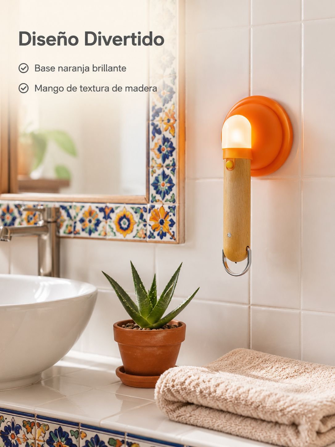 Luz nocturna recargable para inodoro
