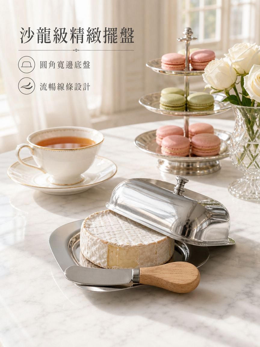  不鏽鋼起司盤
