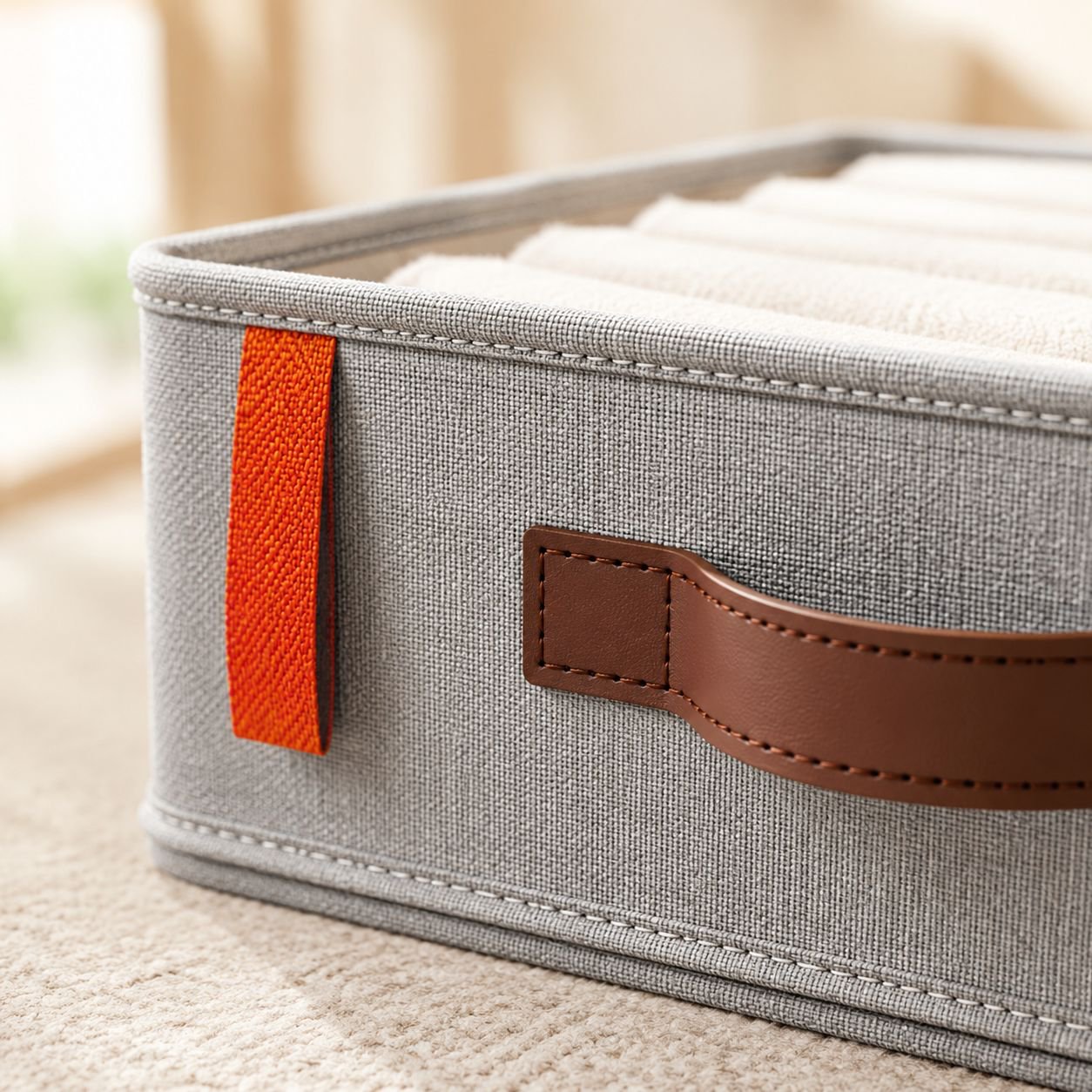 Multifunctional compartmentalized storage box
