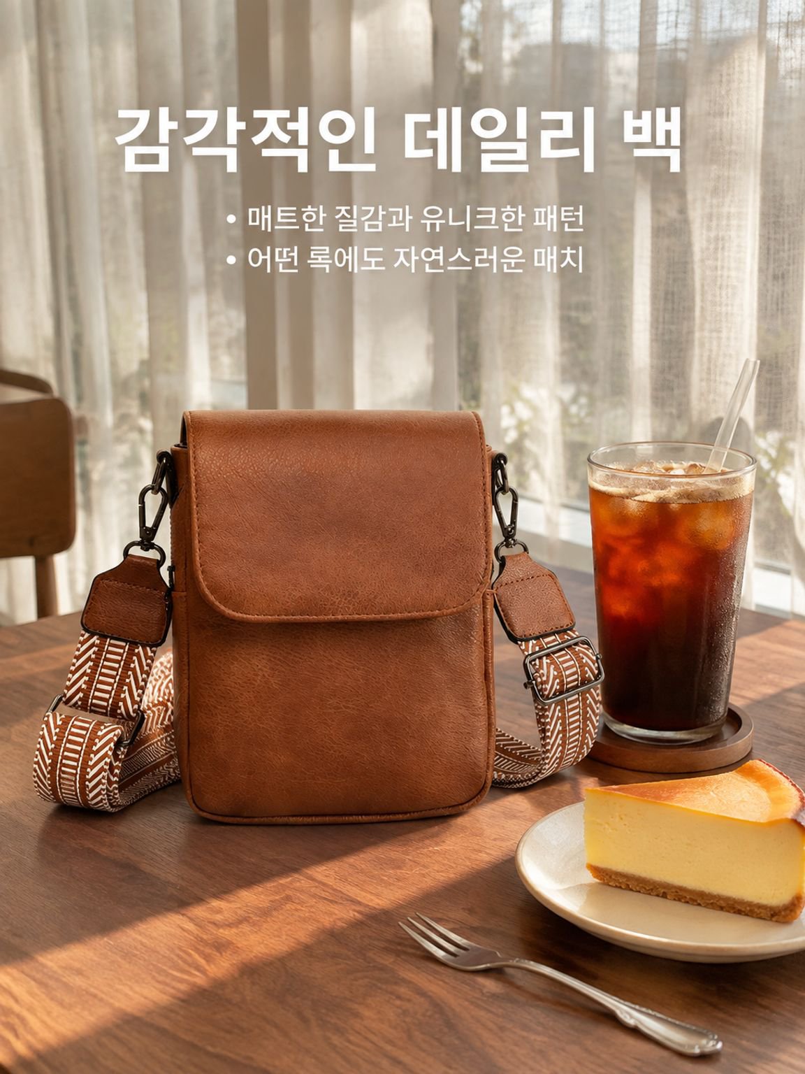 패션 크로스바디백