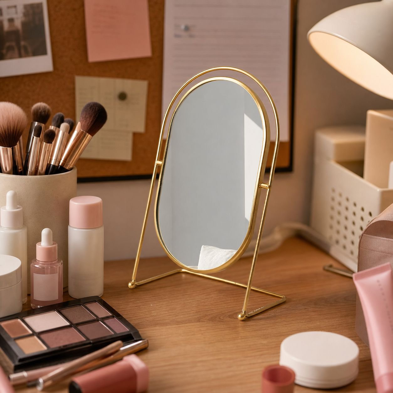 High-Value Bedroom Desktop Dressing Mirror, Internet Celebrity Home Makeup Mirror