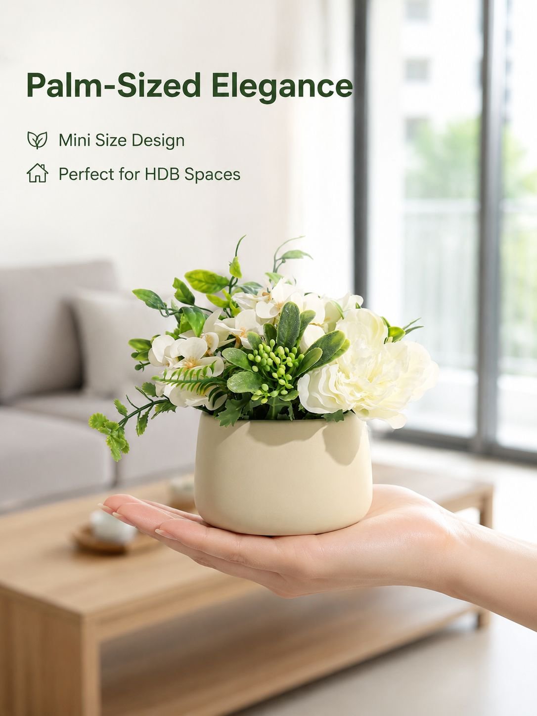 Artificial flower decorations and ornaments