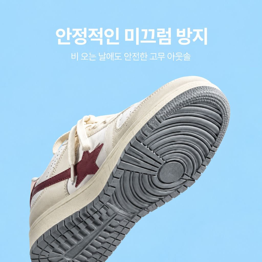 두꺼운 밑창 미국풍 빈티지 스타 보드 신발 학생용 여성 캐주얼 화이트 신발