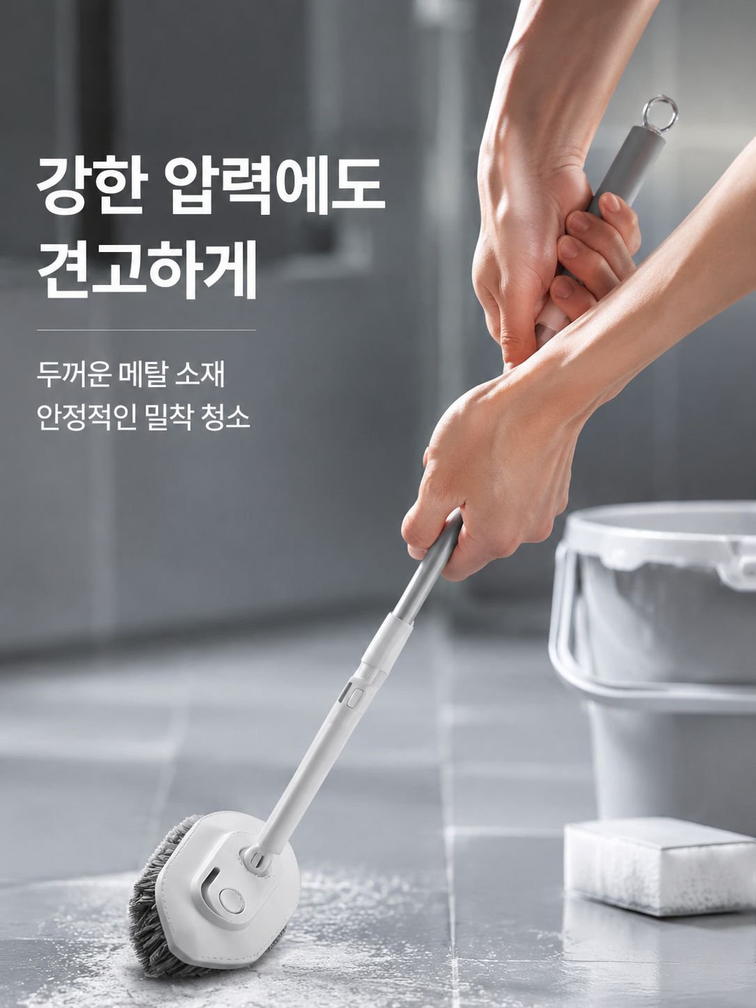 욕실 바닥 틈새 청소용 브러시