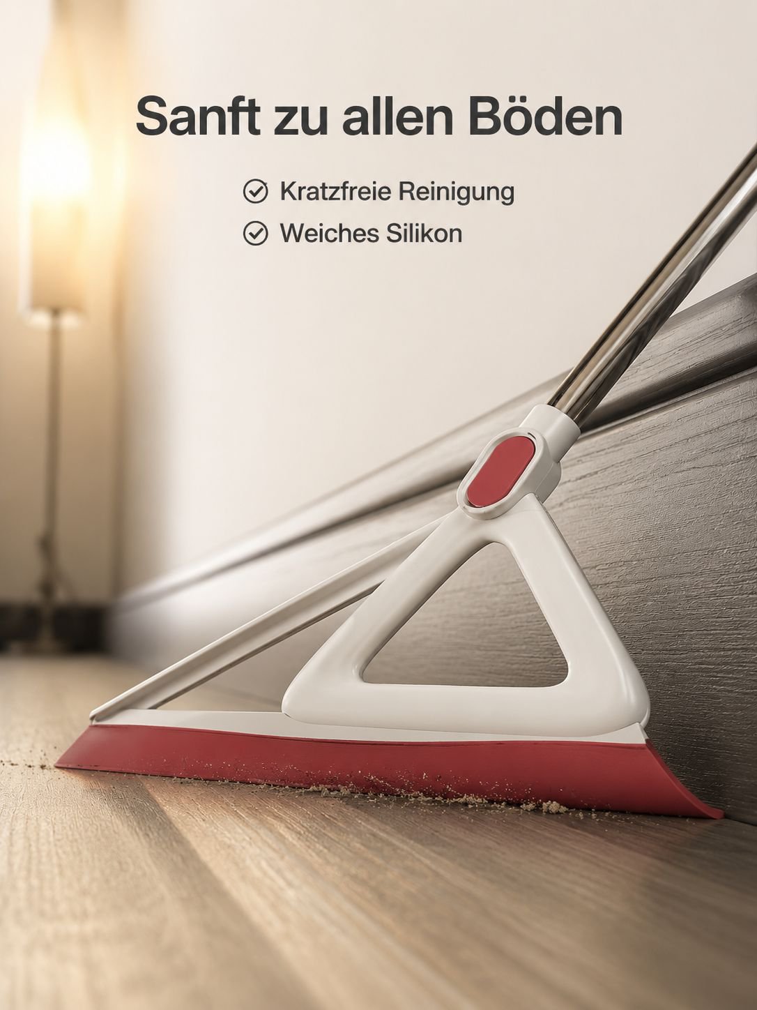Magischer Wischer für Laminat, Fliesen und Parkett