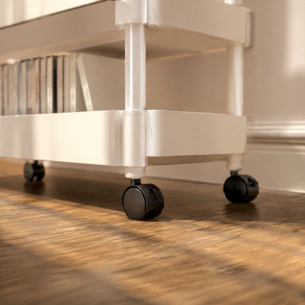 Space-saving kitchen organizer for pantry essentials