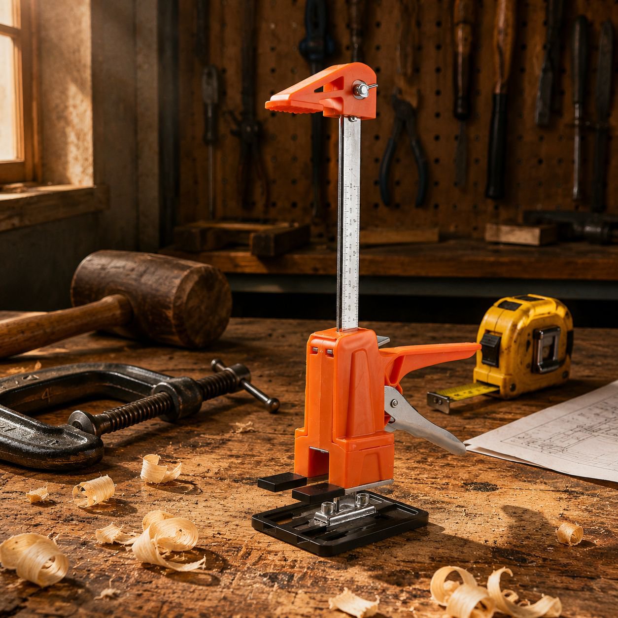 Mini jack stand tool, manual jack, furniture lifting tool, trailer jack, maximum load capacity 220 k