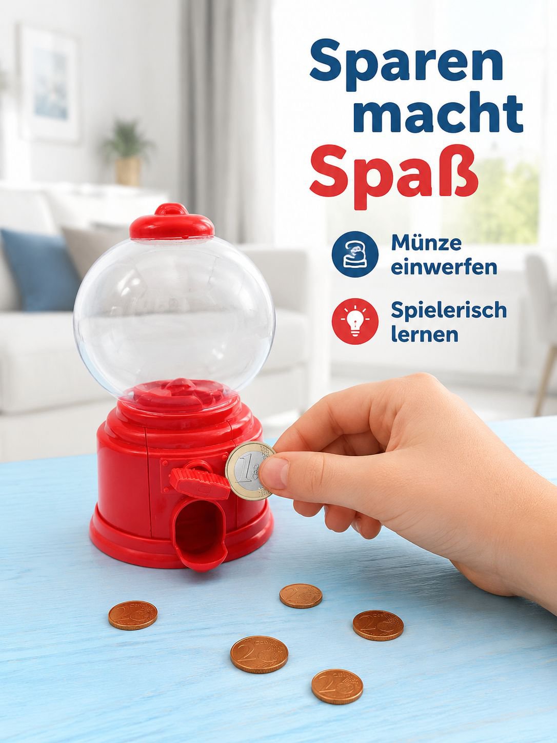 Mini-Kaugummiautomat Spardose