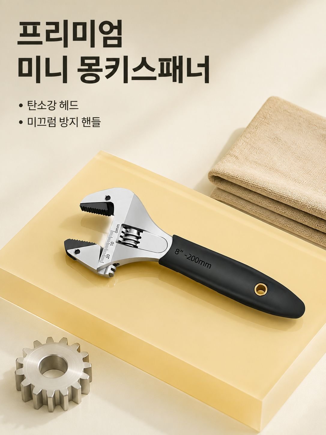 래칫 대구경 몽키스패너