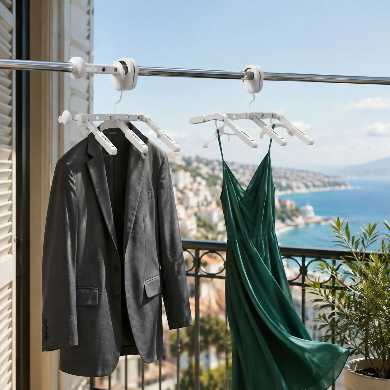 Porte-vêtements pliable et portable spécial voyage d'affaires et hôtel
