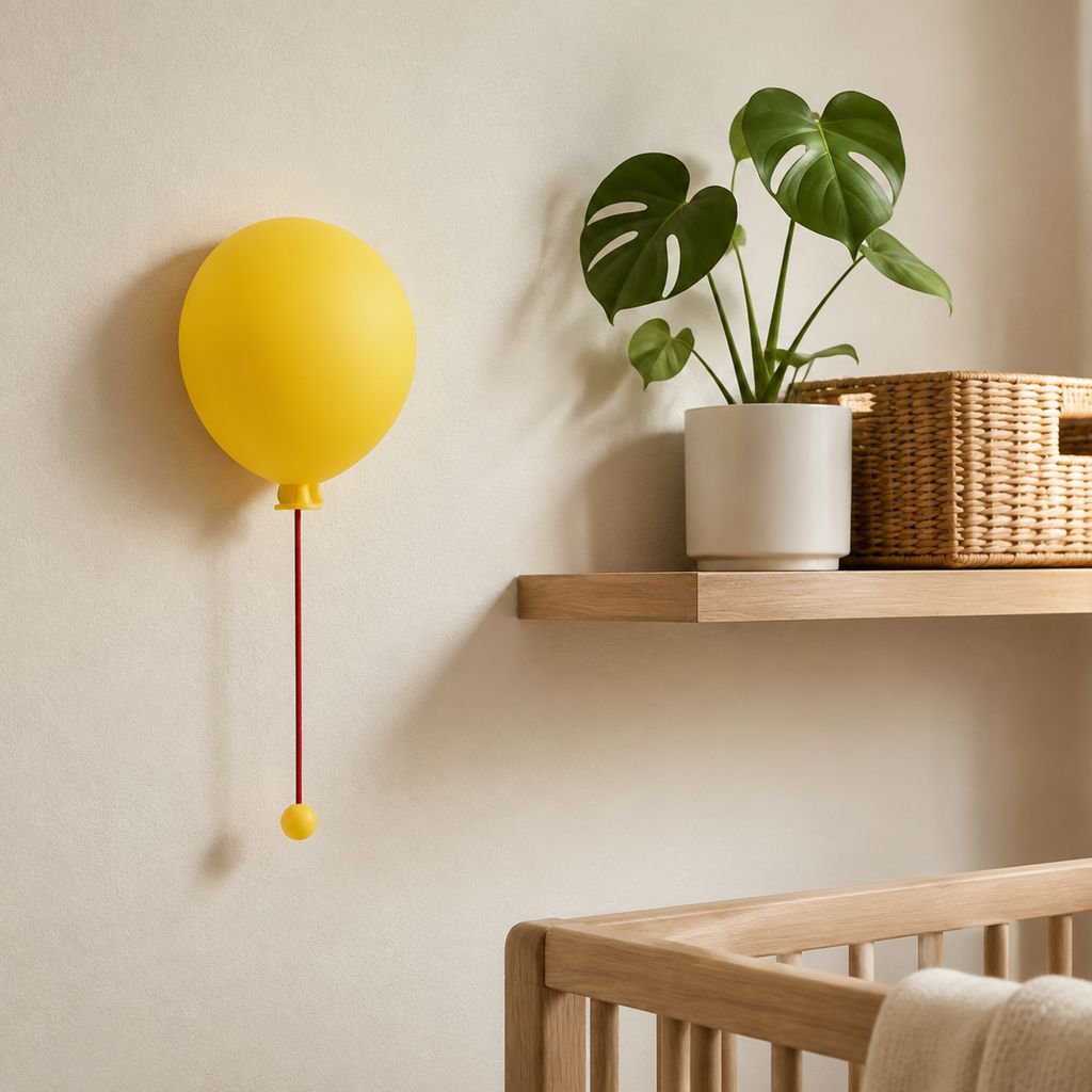 Portable Wall-mountable Silicone Balloon Night Light, Cozy Breastfeeding Lamp