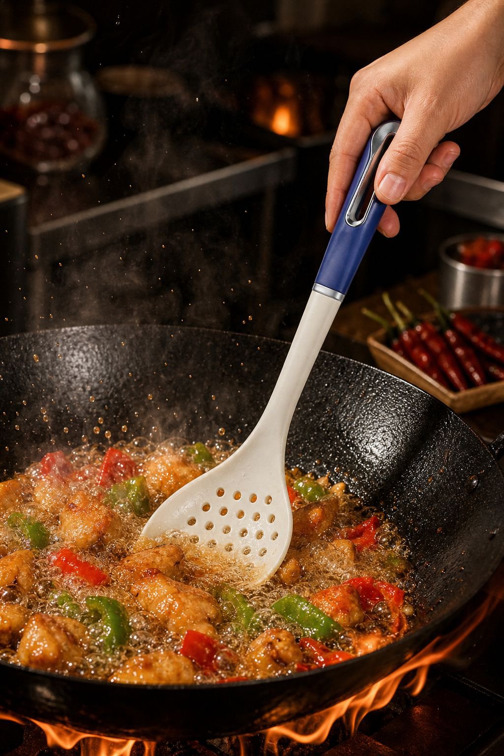 Premium non-stick silicone kitchen utensils set