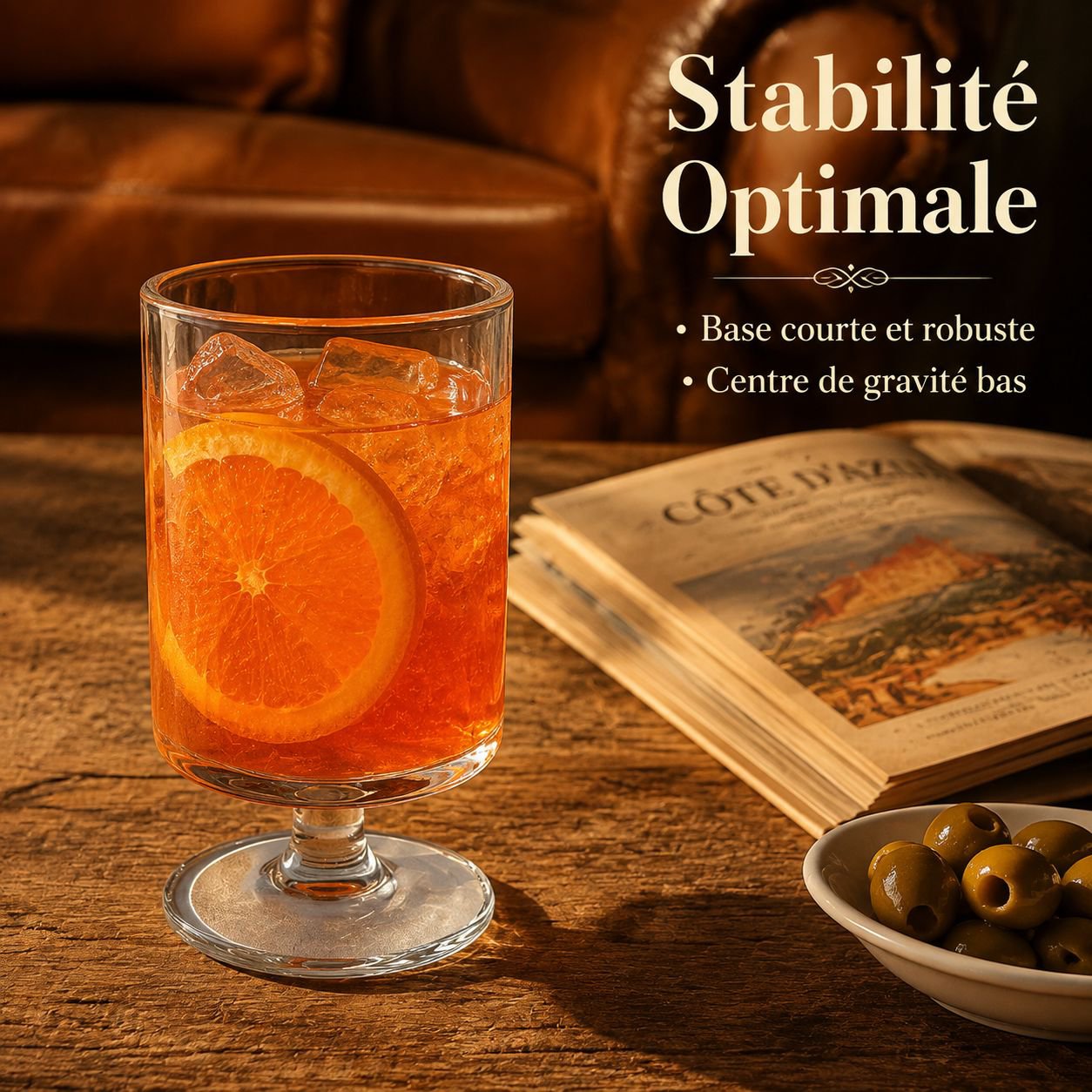 Gobelet à pied pour jus