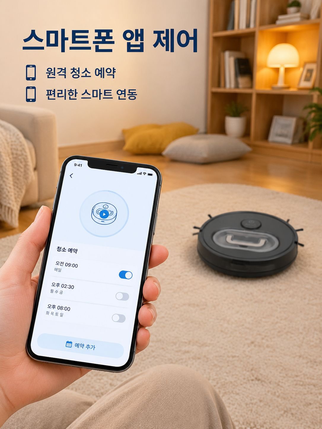 스마트 내비게이션 진공 로봇 청소기