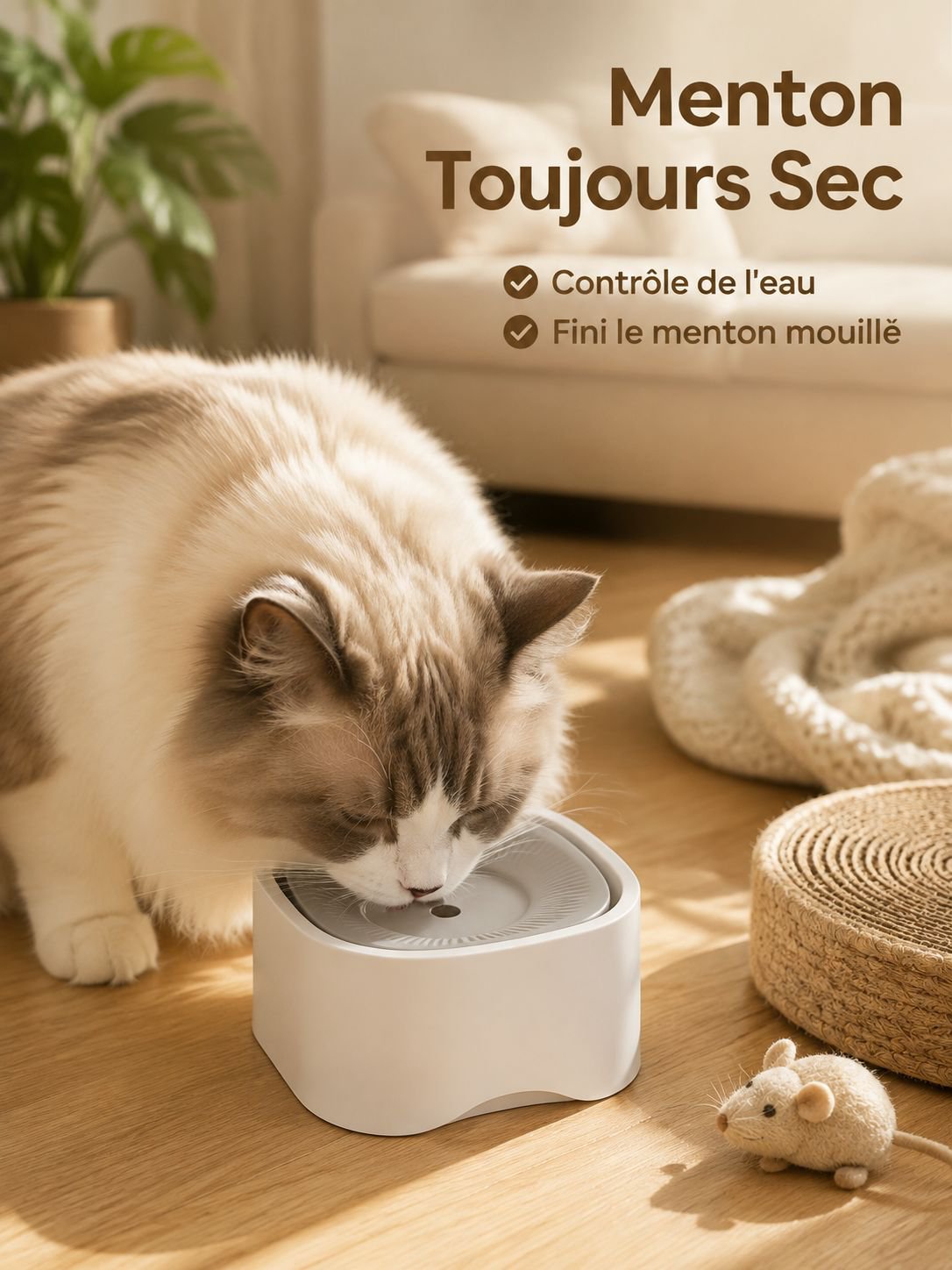 Fontaine à eau pour chats et chiens