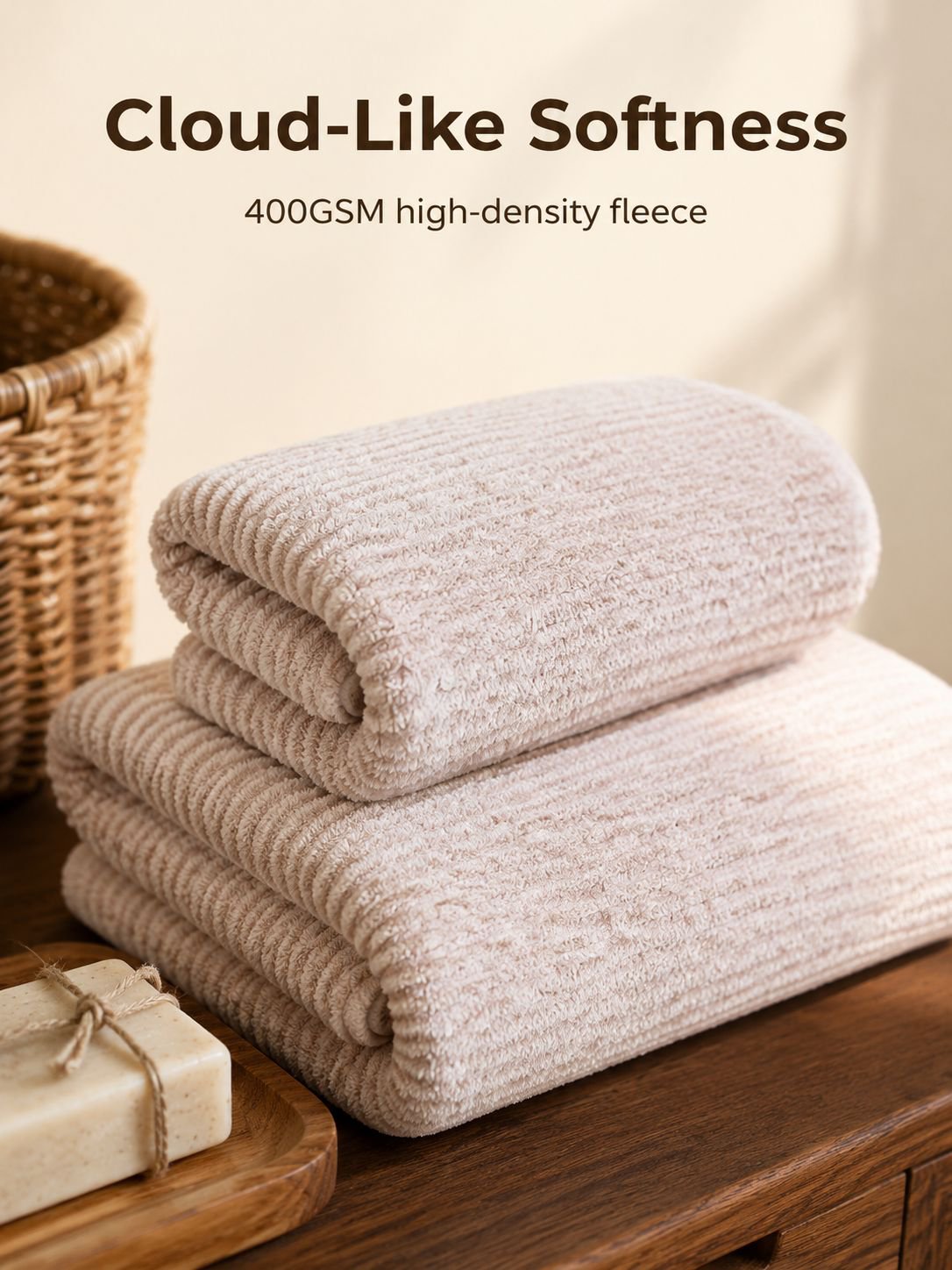 Ultra-Fine Coral Fleece Absorbent Towel