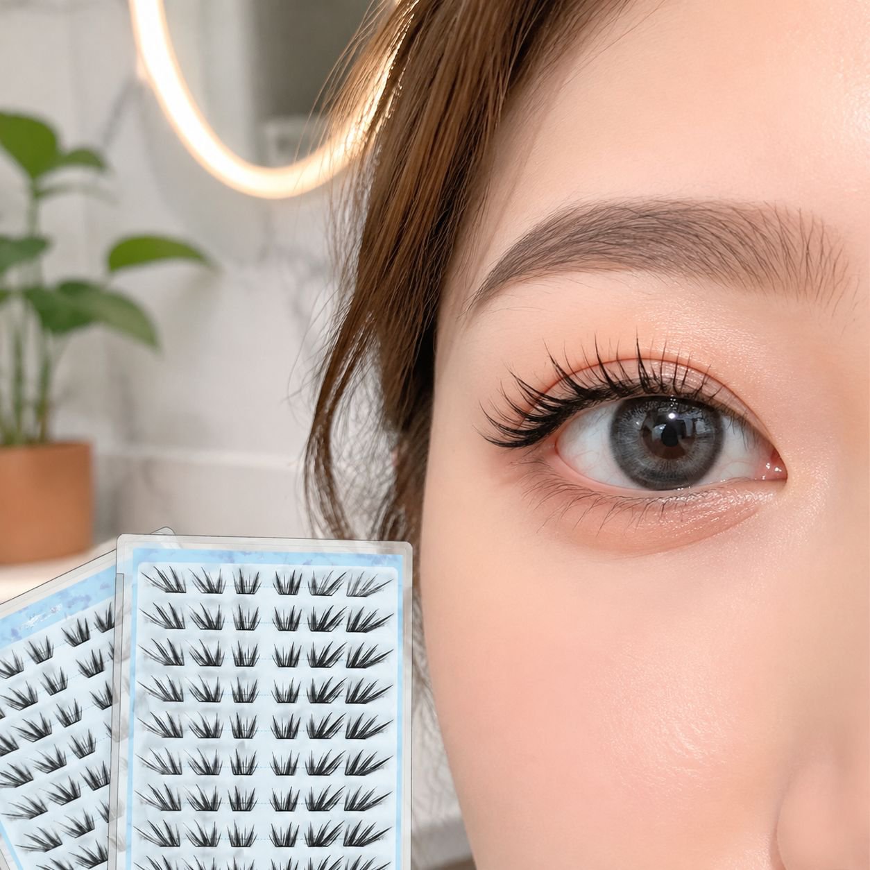 Beginner's Age-Defying No-Removal Long-Lasting Natural False Eyelashes