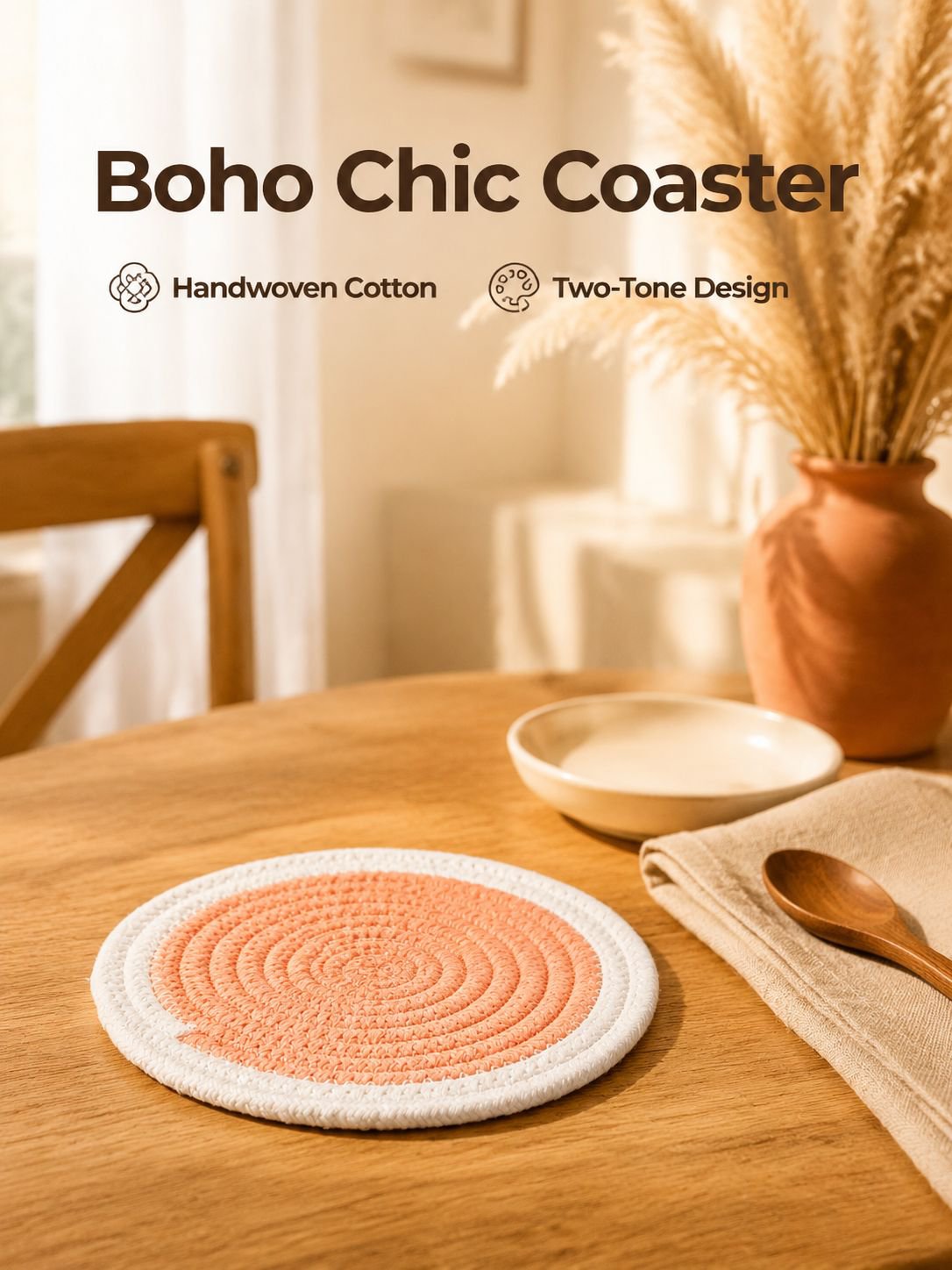 Handwoven Cotton Rope Placemat