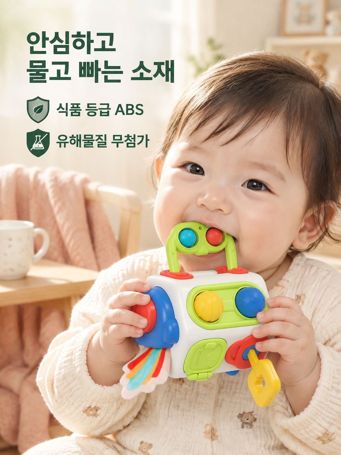 베이비 팔각형 다기능 발달 볼