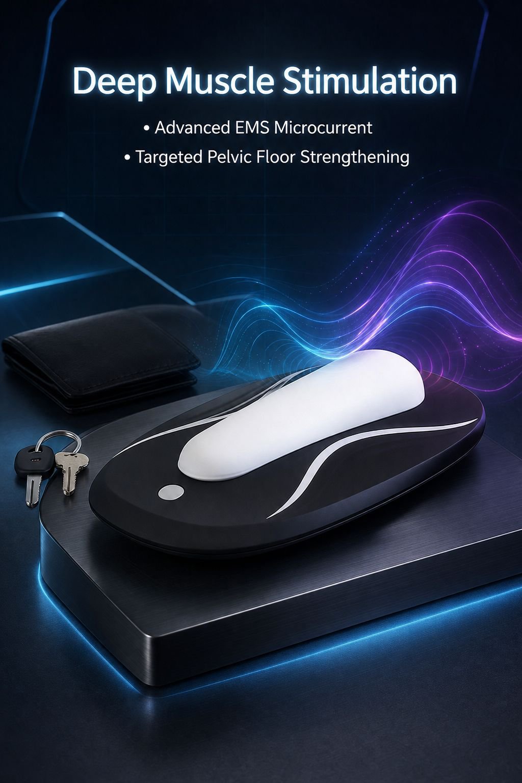 Electric pelvic floor muscle trainer