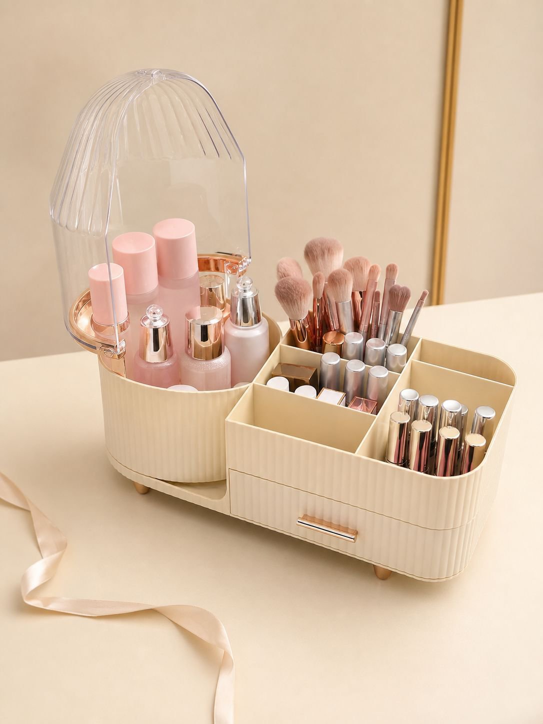 Boîte de stockage anti-poussière pour bureau