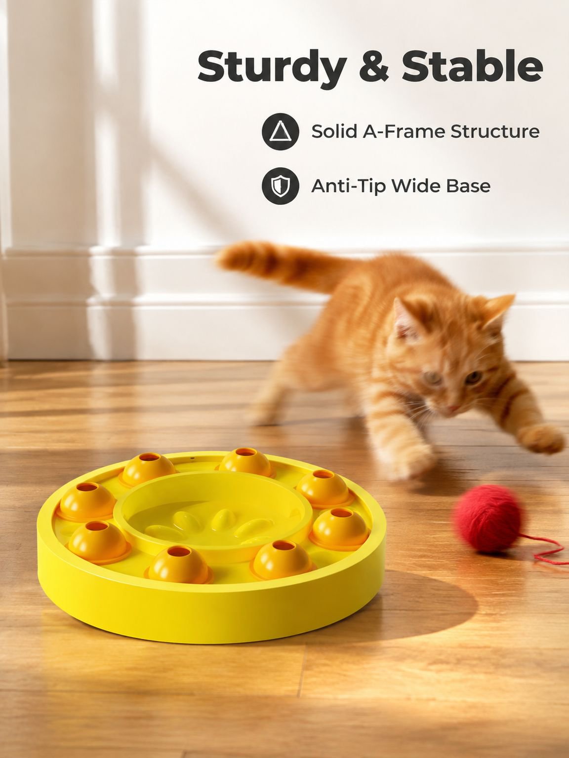 Cat puzzle feeding toy