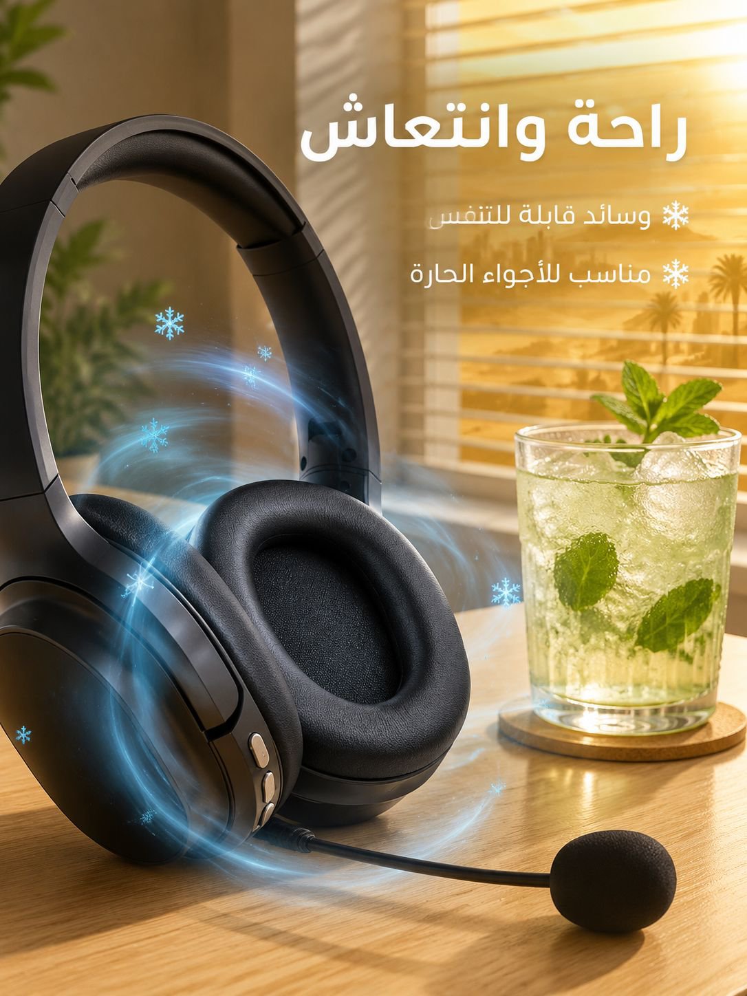 سماعة رأس بلوتوث متعددة الوظائف 4 في 1 