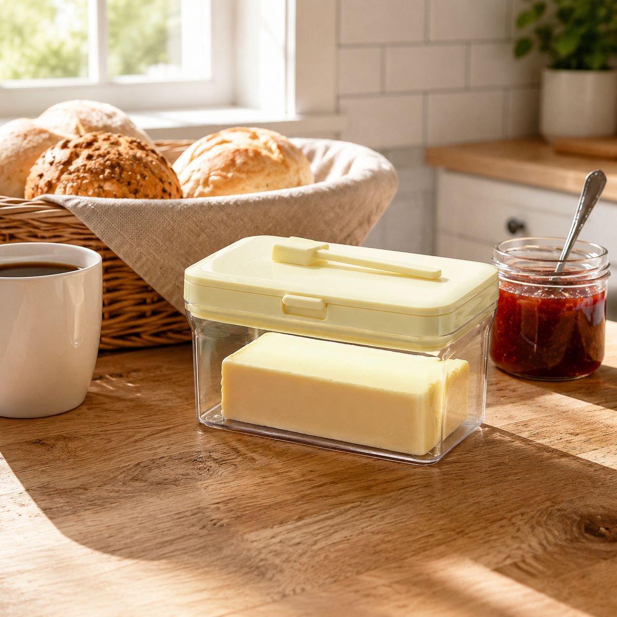 500g Compartment Fresh-Keeping Box for Cream Cheese