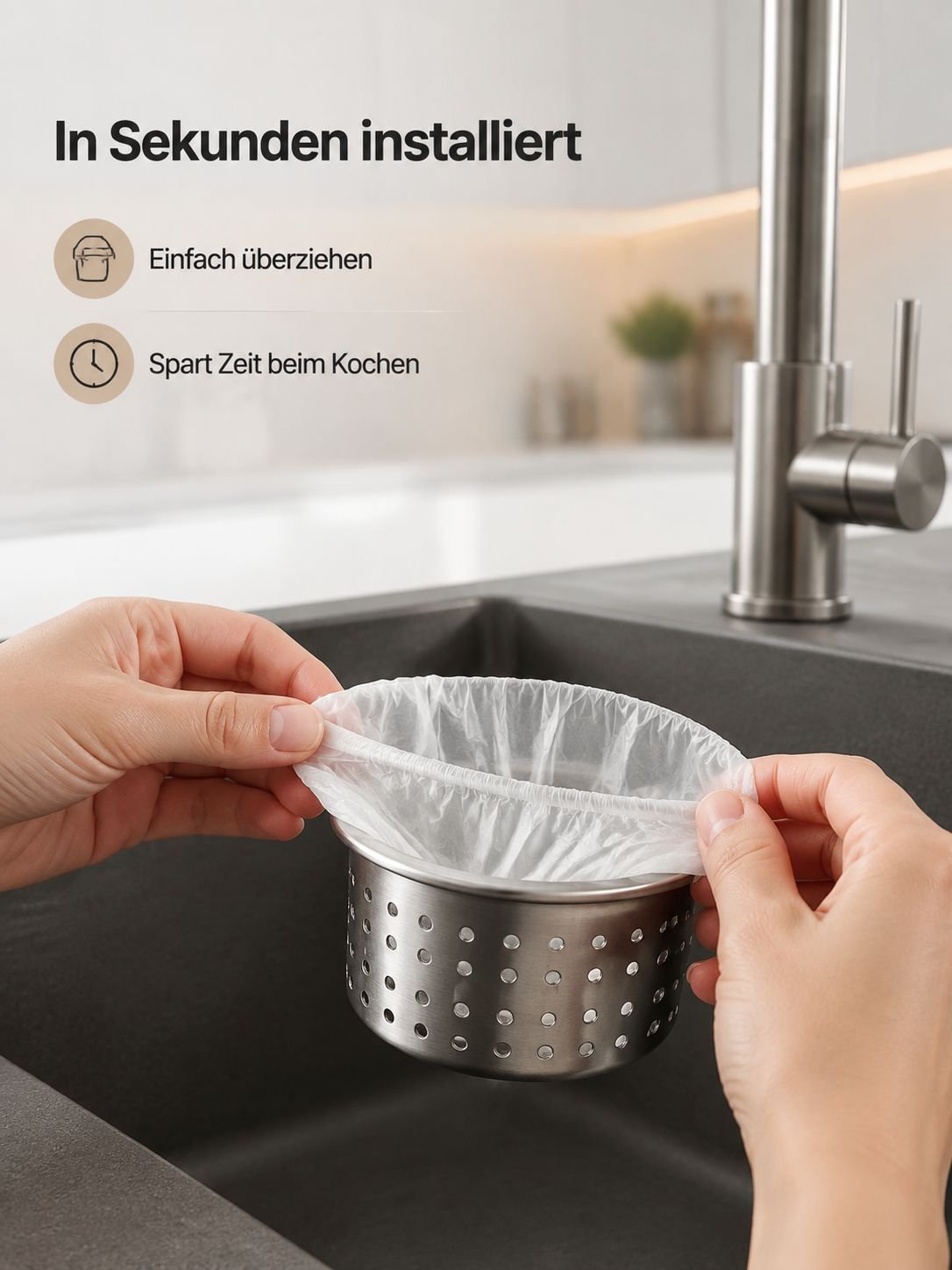 Spülbecken-Abflussfilter