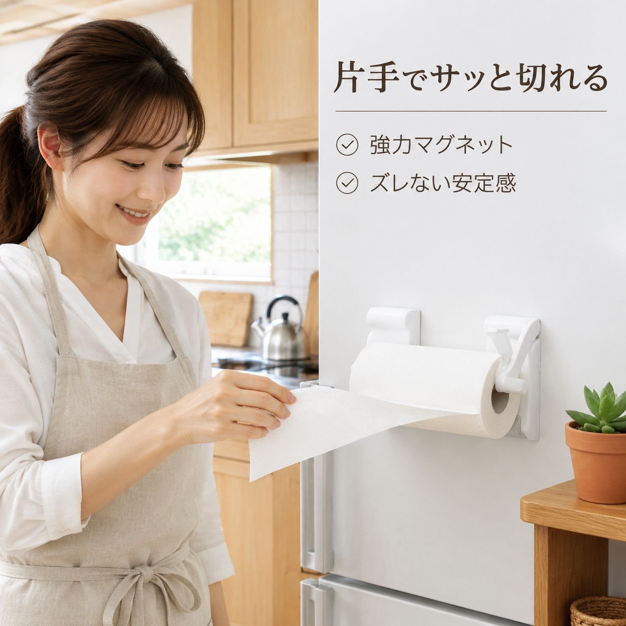多機能マグネット式キッチン収納ラック