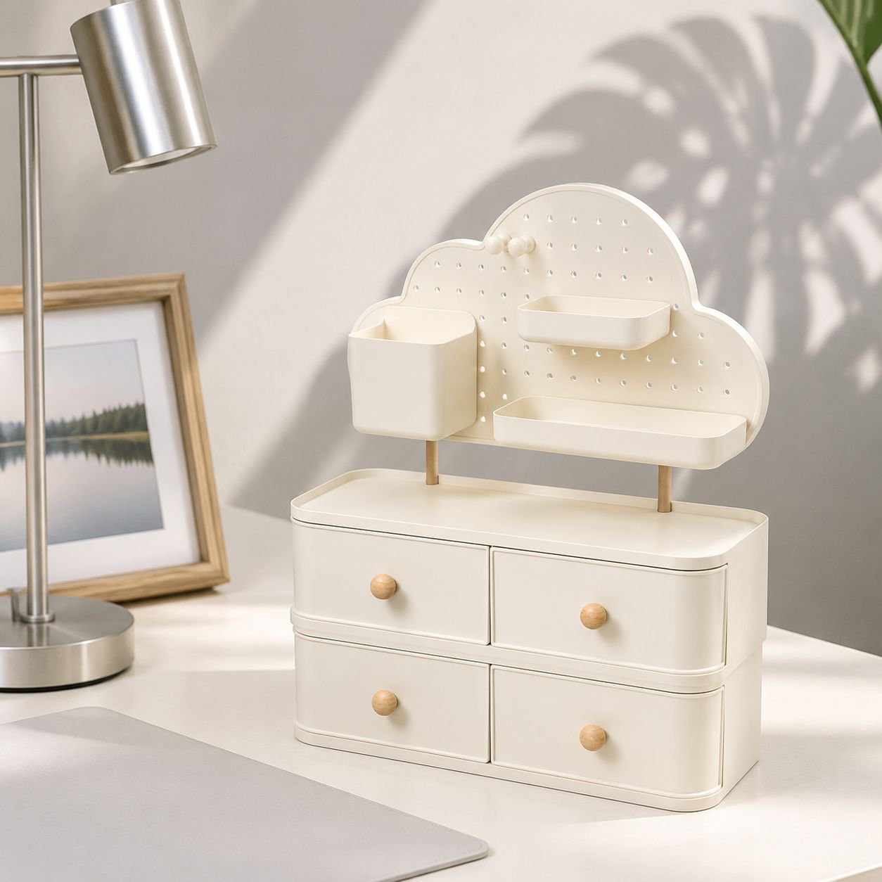 Organize your desk with large capacity drawer box
