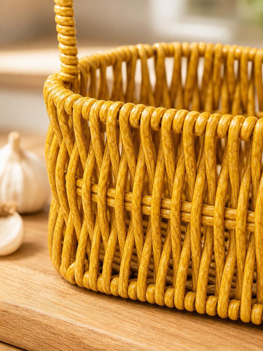 Multi-purpose wall basket for vegetable storage