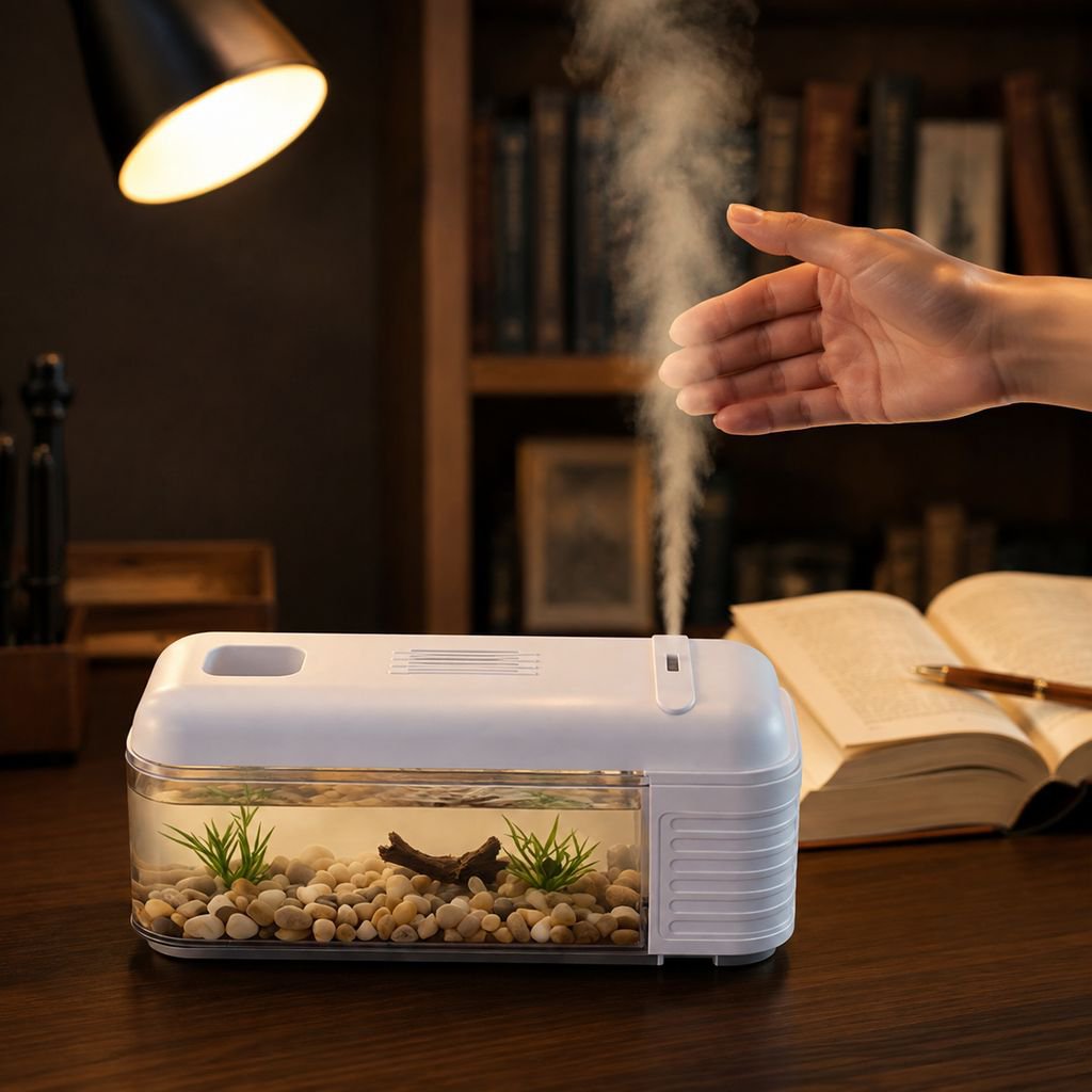Difusor de aroma con atomización fina, iluminación colorida y diseño atractivo para el hogar