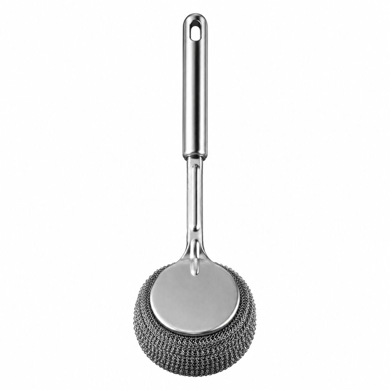 Extended Handle Stainless Steel Kitchen Pot Cleaning Brush