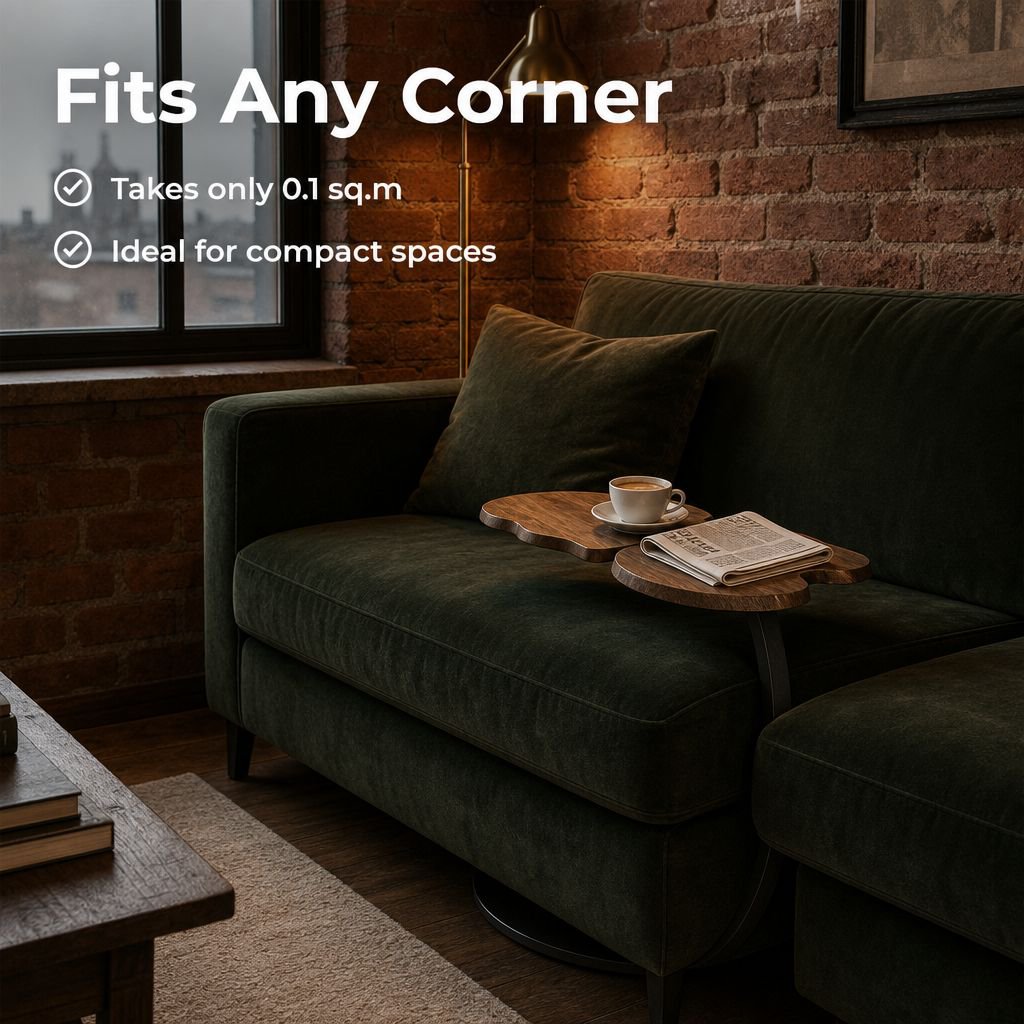 Multifunctional sofa side table