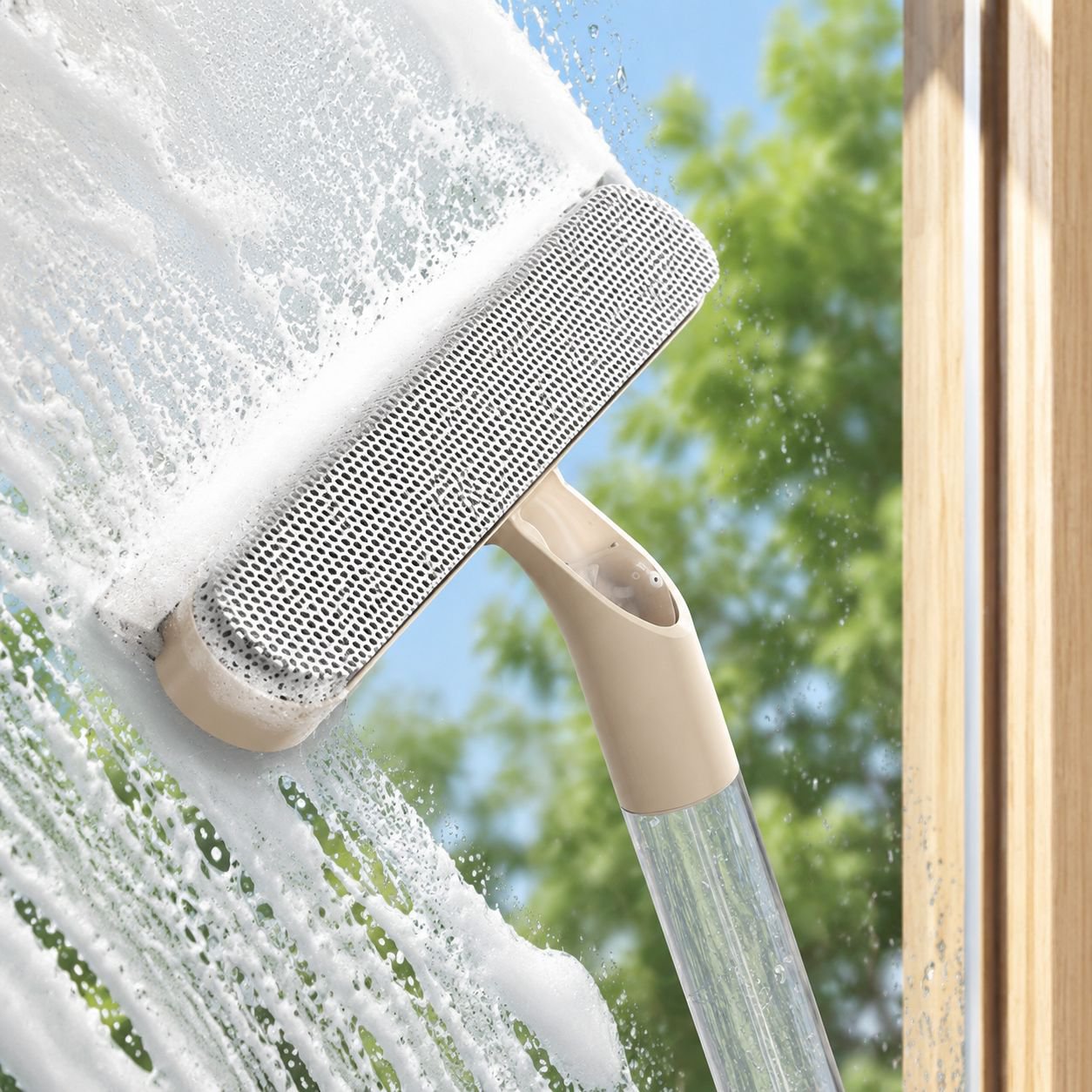 Streak-Free Glass Squeegee for Home Use