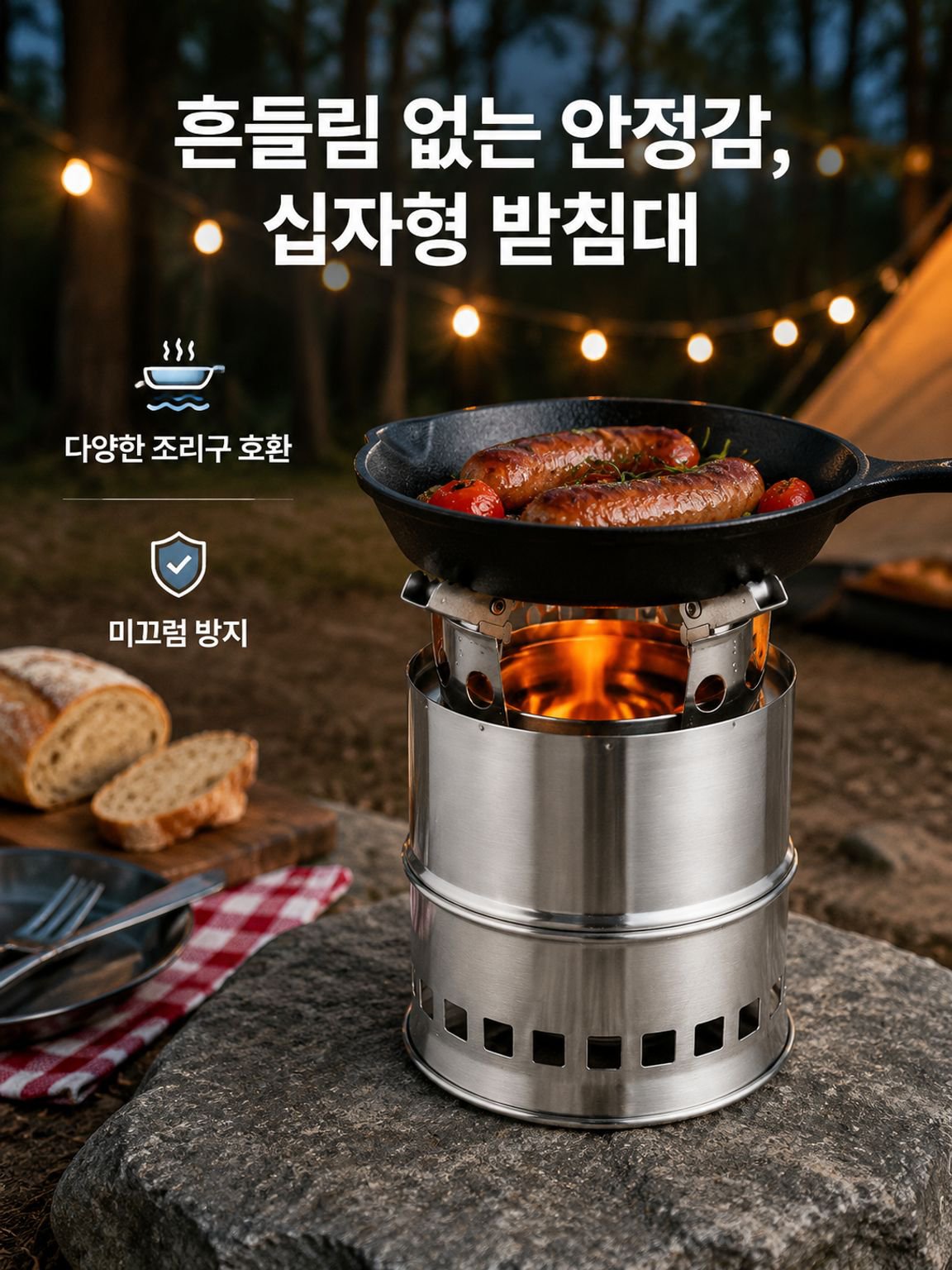 휴대용 접이식 미니 야외 스토브