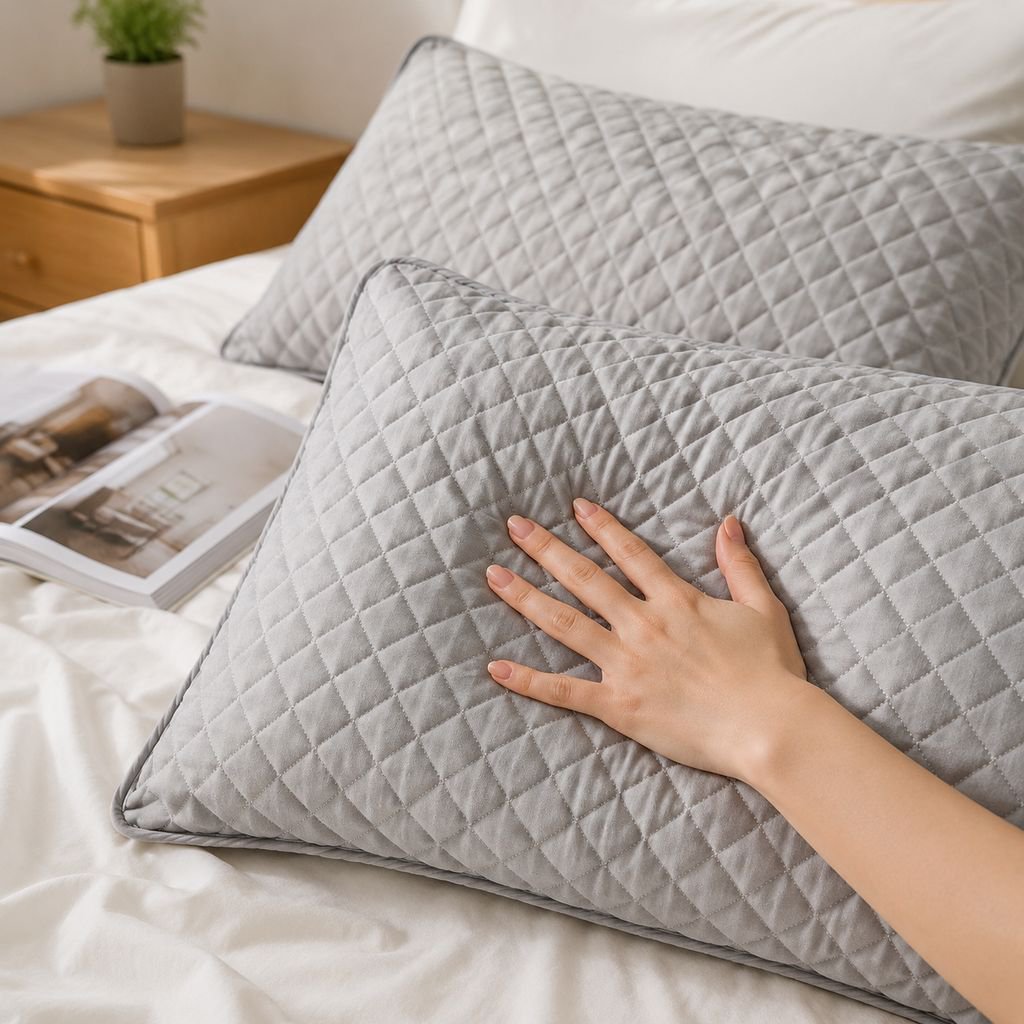 Núcleo de almohada con capa protectora de aislamiento, funda de almohada acolchada para el hogar, an